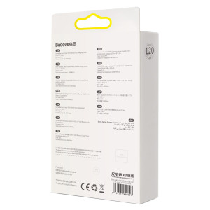 Cablu de date Baseus Crystal Shine USB la Lightning, 2.4 A, 1.2 m (albastru) CAJY000003 - Img 5
