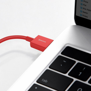 Cablu de date Baseus Superior Series USB la Lightning 2.4A 1m (rosu) CALYS-A09 - Img 8
