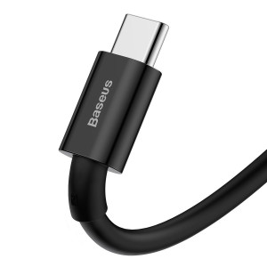 Cablu de date rapid Baseus Superior Series USB la USB-C, 66W, 1 m (negru) CATYS-01 - Img 2
