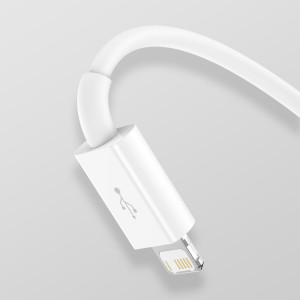 Cablu Incarcare Rapida USB 3in1 Baseus Superior Series, USB la micro USB / USB-C / Lightning, 3.5 A, 1.2 m (alb) CAMLTYS-02