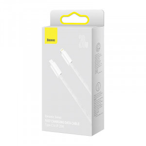 Cablu de date USB-C la Lightning Baseus Dynamic, 20W, 2m (alb) CALD000102 - Img 6
