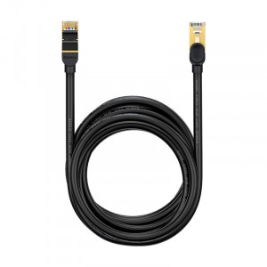 Cablu Internet Baseus Ethernet RJ45 Cat.7, 10Gbps, 20m (Negru) WKJS010901