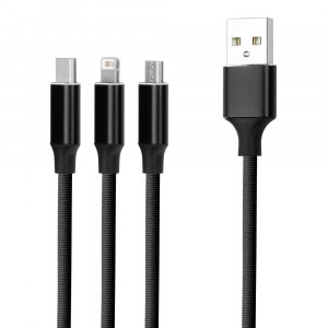 Cablu incarcare Forever 3in1
