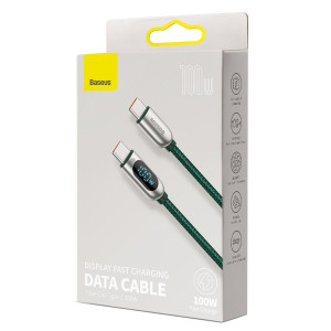 Cablu Incarcare Rapida USB-C la USB-C Baseus Display 100W 2m