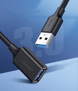 Cablu USB Prelungitor 3.0 UGREEN US129 3m (negru) 30127