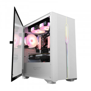 Carcasa computer cu LED Darkflash DLM23 (alb) - Img 7