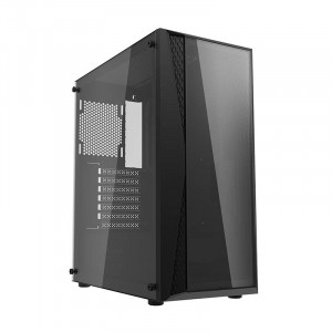 Carcasa pentru computer Darkflash DK352 Plus cu 4 ventilatoare (negru) - Img 5