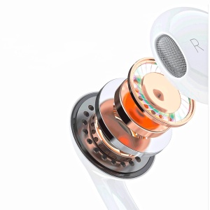 Casti Iphone cu Fir In Ear Dudao X14PROL-W1 Conector Lightning 1.2m (Alb)