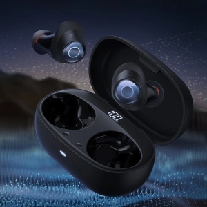 Casti Wireless Bluetooth 5.3 In Ear Baseus Bowie MA20 TWS ANC IPX6 (Negru)
