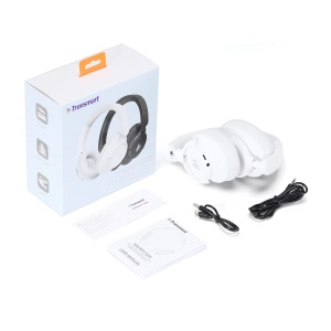Casti Wireless Bluetooth Over Ear Tronsmart Sounfii Q20 ANC (Alb)