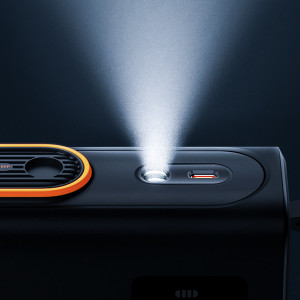 Compresor portabil Baseus Mega EnergyPump Series, 2 cilindri 6000 mAh cu lanterna CRNL060001 - Img 12