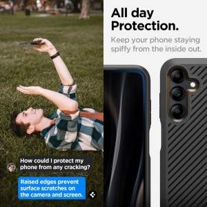 Husa Telefon Samsung Galaxy A15 4G / 5G Spigen Core Armor - Negru Mat