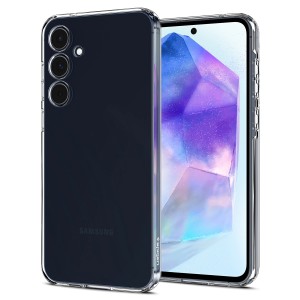Husa Protectie Samsung Galaxy A55 Spigen Crystal Flex - Transparenta
