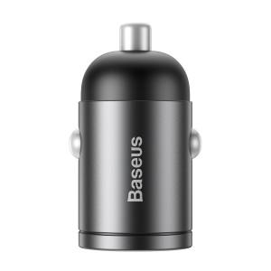 Incarcator Auto Baseus Tiny Star Mini Incarcare Rapida Port USB 30W Gri VCHX-A0G