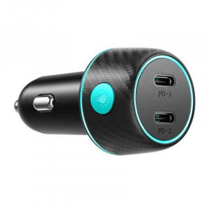 Incarcator Auto Rapid Joyroom CCN02, 2x USB-C PD 70W