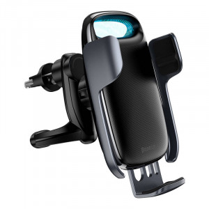 Incarcator auto wireless cu suport electric Baseus Milky Way (15W) negru WXHW02-01 - Img 5