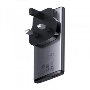 Incarcator de perete Baseus GaN5, 65W, 1xUSB-C, 1XUSB-A CCGP150113 - Img 4