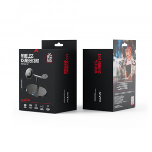 Incarcator wireless 3in1 15W MagSafe Maxlife