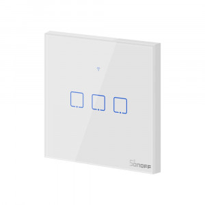 Intrerupator Smart Triplu WiFi Sonoff T0 EU TX (3 canale) IM190314011