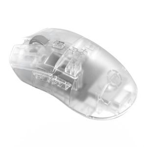 Mouse Gaming Wireless Edifier HECATE G3M PRO, USB-C, Bluetooth, 2.4G, 26000 DPI (Transparent)