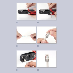 Mufa RJ45 Ethernet Metalica UGREEN NW111 8P/8C, Cat.6, UTP (10 buc.)