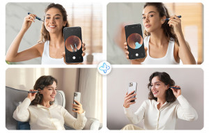 Otoscop cu camera pentru curatare urechi Bebird