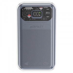 Powerbank Acefast M2 Sparkling Series, 20000mAh, 30W (gri)