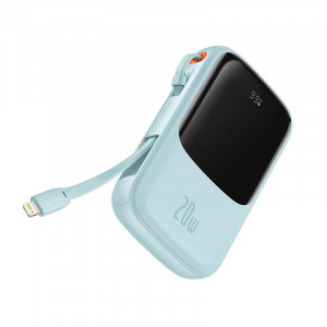 Powerbank Baseus Qpow Pro cu cablu Lightning, 10000mAh, 20W (albastru) PPQD020003 - Img 6