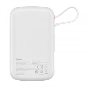 Powerbank Baseus Qpow Pro cu cablu Lightning, 10000mAh, 20W (alb) PPQD020002 - Img 2