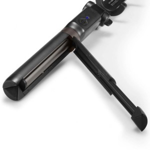 SelfieStick Trepied Telescopic + Telecomanda Bluetooth Spigen S540W negru