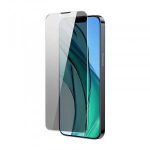 Sticla securizata Baseus Crystal rezistenta la praf cu filtru de confidentialitate 0.3 mm pentru iPhone 14 Plus/13 Pro Max (1buc) SGBL180202 - Img 5