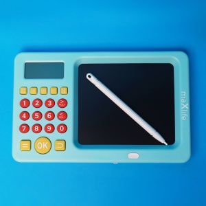 Tabla de Scris cu Calculator Pentru Copii Maxlife MXWB-01 (Albastru)