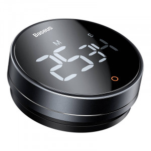 Cronometru Timer Digital Magnetic Baseus Heyo Pro Dark Gri FMDS000013