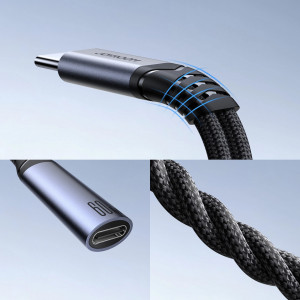 Adaptor Audio 2in1 Joyroom SY-C03 USB-C la 2xUSB-C (negr