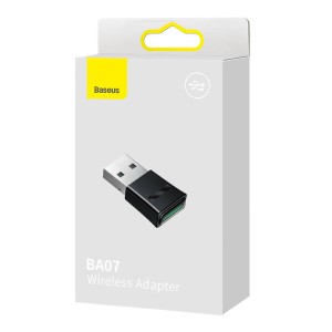 Adaptor Bluetooth 5.3 Wireless Baseus BA07 (negru) ZJBA010001