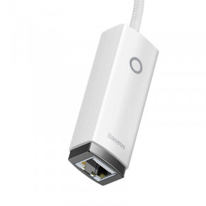 Adaptor de retea Baseus Lite Series USB la RJ45 (alb) WKQX000102 - Img 3