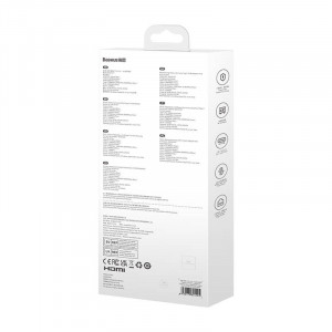 Adaptor Hub Baseus 8in1 USB-C si HDMI + 2xUSB + PD + SD/TF + RJ45 (gri inchis) WKJZ010613 - Img 9
