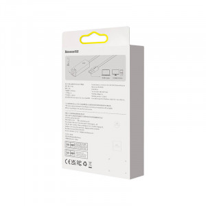 Adaptor Retea Baseus Lite Series USB la RJ45, 100 Mbps (gri) WKQX000013