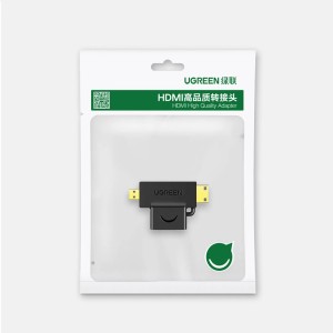 Adaptor HDMI Mini/Micro la HDMI UGREEN 20144 (negru)