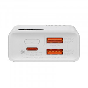 Baterie Externa Powerbank Baseus Adaman2 10000mAh, 2xUSB, USB-C, 30W (Alb) PPAD040002
