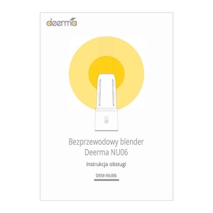 Blender Wireless Electric Deerma 400ml 140W NU06 (Albastru)