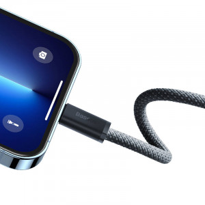 Cablu de date Baseus Dynamic Series USB-C la Lightning, 20W, 2m (gri) CALD000116 - Img 4