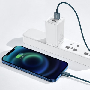 Cablu de date Baseus Superior Series USB la Lightning 2.4A 2m (albastru) CALYS-C03 - Img 6