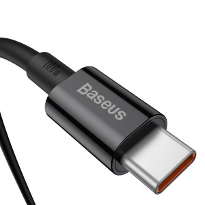 Cablu Incarcare Rapid Baseus Superior Series USB-C la USB-C, 100W, 1m (negru) CATYS-B01