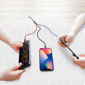 Cablu Incarcare Rapid USB BASEUS 3in1 USB-C / Lightning / Micro 3A 1.2m - Negru CAMLT-BSY01