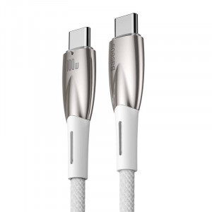Cablu incarcare rapid USB-C la USB-C Baseus Glimmer Series 100W