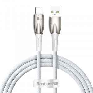 Cablu incarcare rapid USB la USB-C Baseus Glimmer Series 100W