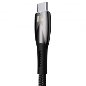 Cablu incarcare rapid USB la USB-C Baseus Glimmer Series 100W