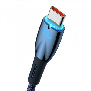 Cablu incarcare rapid USB la USB-C Baseus Glimmer Series 100W