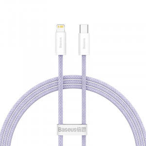 Cablu de date USB-C la Lightning Baseus Dynamic 2, 20W, 1m (violet) CALD040205 - Img 1